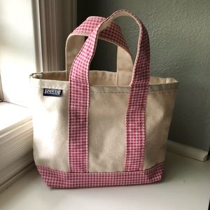 Lands End mini tote